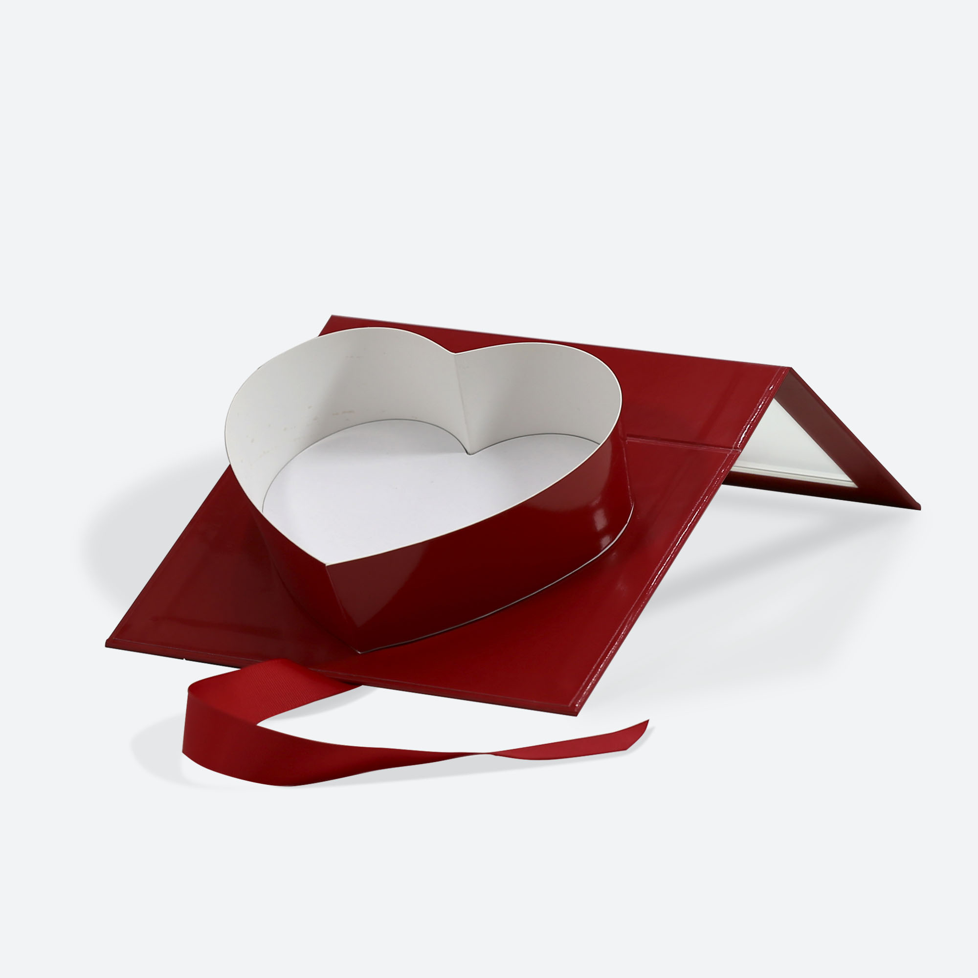 a clear dome shape box with handle