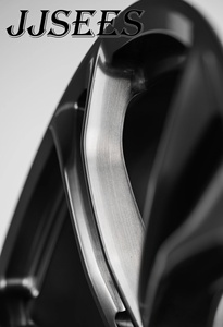 JJSEES Jantes forgées 5x120.65 pour Corvette ZR1 Z06 C6 C7 C8 19 20 21 pouces, jantes légères en alliage concave noir brillant - Product Image 6