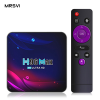 Tv Box High Quality Android 11.0 Tv Box H96max V11 Rk3318 5G Dual Wifi 4gb 32gb Android Tv Box H96 Max