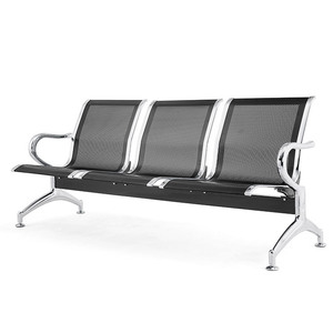 Sillas de espera Yijiahao, electrochapadas, fila de 5 asientos con pasamanos para uso público en aeropuertos y hospitales - Product Image 4