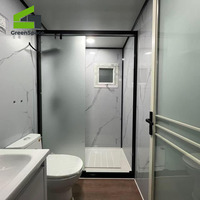 Maison conteneur modulaire pliable en acier galvanisé avec panneaux sandwich EPS, isolée et étanche, 20ft 40ft