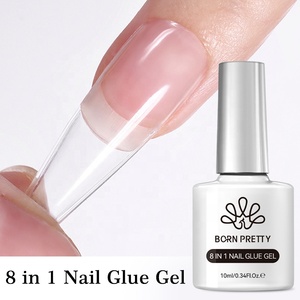 Sinh Ra Khá OEM Biểu Tượng Tùy Chỉnh Nhãn Hiệu Riêng 8 Trong 1 Nail Mẹo Gel Keo Cho Móng Tay Đỉnh Và Acrylic Nail Mở Rộng Strengthener - Product Image 1