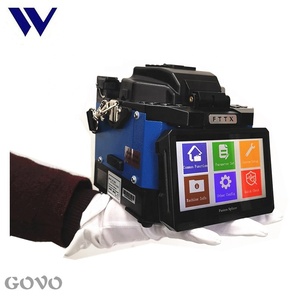 GOVO GW800S China Splicer Cheap Fiber Splicer FTTH Kits Mini Splicer Ofc <strong>Splicing</strong> <strong>Machine</strong> - Product Image 5