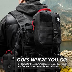 Tactical Molle Pouch Rip-Away Design First Aid <b>Bag</b> Durable 900D Oxford <b>Medical</b> Pouch EDC IFAK - Product Image 4