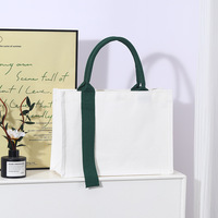 Sac fourre-tout en toile personnalisable Justop pour femme, style tissé, fermeture ouverte, 30-50 cm, pour voyages et shopping en extérieur