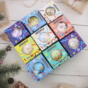 Bombas de Baño con Sales y Aceites Esenciales, 100g, Exfoliantes y de Limpieza Profunda, Bombas de Baño Efervescentes con Juguetes - Product Image 4