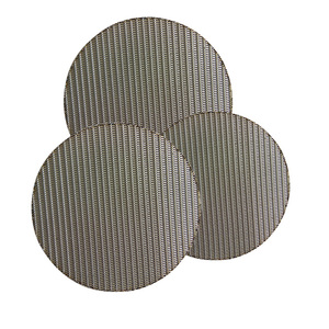 Micro acero inoxidable 304 malla de alambre tejido disco de filtro de pantalla de red redonda red de malla de alambre sinterizado para filtrado - Product Image 6