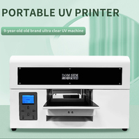 DOMSEM Impresora UV Gratis A4 LED Impresión de Fotos Personalizada en Relieve para Estuches de Teléfono XP600 Cabezal de Impresión y Tinta UV