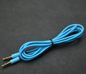 1.2m de longueur plaqué or connecteur tête métallique coloré Aux câble de <span class=keywords><strong>voiture</strong></span> 3.5mm Jack Aux 3 pôles Audio câble <span class=keywords><strong>auxiliaire</strong></span> - Product Image 4