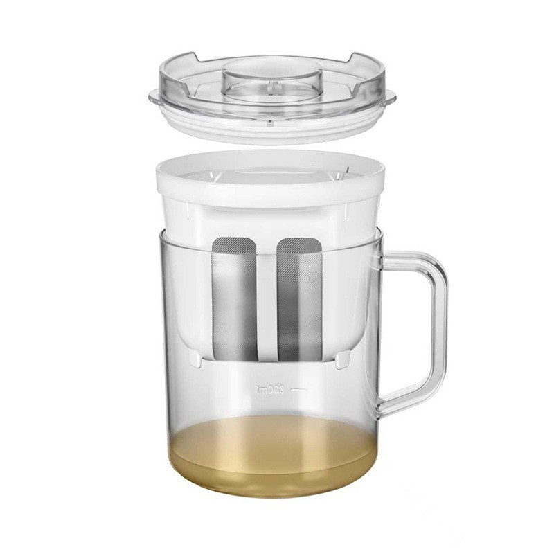 Circular yogurt filter with handle