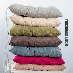 Coussins de siège carrés antidérapants en peluche épais, couleur unie, pour chaise de bureau, <span class=keywords><strong>coussin</strong></span> de siège doux et moelleux en tatami - Product Image 3