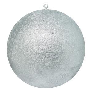 Sphère en polystyrène argentée scintillante de 40 cm de diamètre - Product Image 1