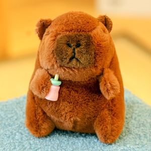 Phim Hoạt Hình mềm capibara sang trọng <span class=keywords><strong>Keychain</strong></span> cho kỳ nghỉ trang trí quà Tặng Kawaii trái cây capybara Plush Thú nhồi bông Đồ chơi móc khóa - Product Image 4