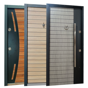 Portes de sécurité modernes en acier Sunzion, turques, anti-effraction, pour entrée principale commerciale extérieure - Product Image 2