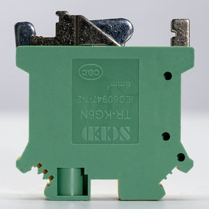 El bloque de terminales de la serie SCEDTR puede combinarse para ser cualquier posición 26-8 AWG M4 Din Rail Terminal Block - Product Image 2