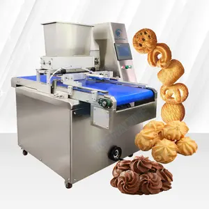 Best Rotary Any Shape Butter Cookie Make Cutter Fully Automatic Biscuit Manufacture Machine Price