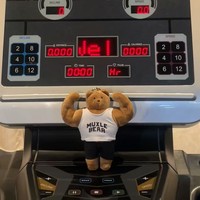 En gros, peluche ours musclé avec abdominaux, figurine pendentif pour enfants, pendentif ours fitness