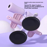 Appareil d'entraînement abdominal multifonctionnel avec ventouse, assistant pour crunches et corde de traction, pour le renforcement du tronc, équipement de fitness pour usage domestique