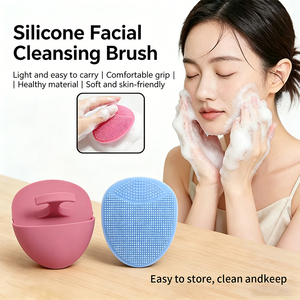 LEDUN Silicone Facial Cleansing Brush Face Exfoliator Blackhead Acne Pore Pad Cradle Cap Face Wash Brush for Cleaning Skin Care - Product Image 1