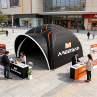 Tente publicitaire gonflable personnalisée pour le marketing d'événements en plein air avec des produits gonflables en PVC et une marque personnalisée