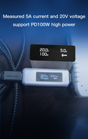 Coque en aluminium tressé USB 3.2 Gen2 Type C à Type C câble Support 4K 60Hz Audio vidéo 10Gbps de vitesse de données câble de Type C