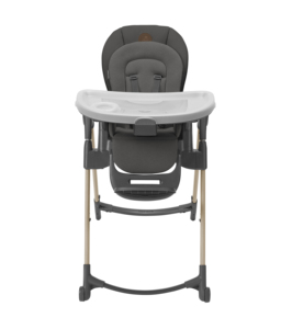 Silla Alta Multifuncional 6 en 1 de Acero Inoxidable Moderna para Bebés Minla, con Ruedas, Bandeja Lavable y Apta para Lavavajillas - Product Image 3