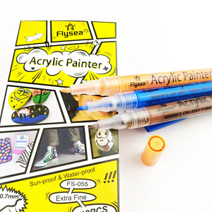 Flysea FS055/set - 12/15/18/24/28 Colours Water Based Odourless 0.7mm Acrylic <strong>Graffiti</strong> Paint Marker <strong>Pens</strong> <strong>for</strong> Art - Product Image 2