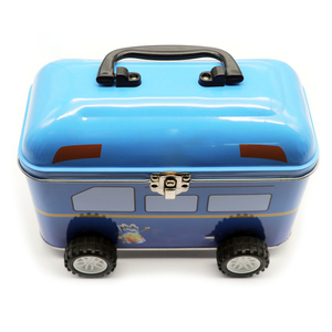 Fabrika fiyat araba şeklinde düzensiz kaynağı suyu içecek depolama teneke demir kutular güvenli para Metal sikke teneke kutu kumbara - Product Image 3