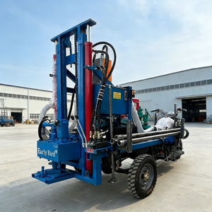 삼륜차 장착 디젤 시추 장비, 수중 시추용, 직경 500mm, 깊이 300m, 유압 잭, 간편한 작동 - Product Image 6