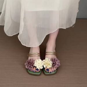 Nouvelles tongs de plage polyvalentes et sandales à semelle épaisse pour femmes, style 2025, à porter en extérieur - Product Image 3