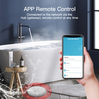 Nouveau capteur de fuite d'eau Tuya Wi-Fi contrôlé par application Android, détection de niveau sans fil, alarme sonore pour cuisine, salon, maison intelligente