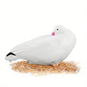 Appât de chasse à l'oie des neiges blanc transfrontalier, en EVA imperméable, pliable, moderne, pour la chasse en plein air, le jardinage, le paysage, les activités de plein air - Product Image 4