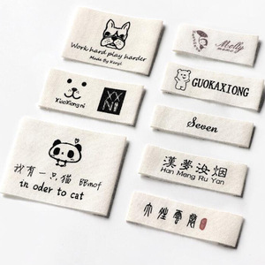 Nhãn hiệu chăm sóc cotton bền vững sang trọng có thể giặt và thẻ bền cho quần áo dệt giá tốt với các kích cỡ khác nhau - Product Image 2