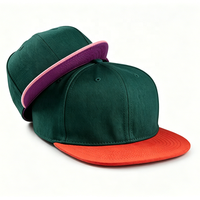 Gorra de Béisbol de Verano para Niños, Visera Plana, Impresión Puff, 6 Paneles, Poliéster/Algodón, Transpirable, Ajustable, para Juegos al Aire Libre, OEM
