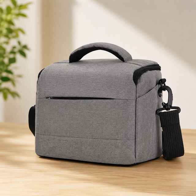 Custom Logo 2026 New Waterproof Nylon DSLR Mirrorless Camera Shoulder Bag Shockproof Padded Case for Sony Fuji Canon Nikon