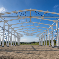 Snel te monteren modulaire geprefabriceerde stalen constructie opslagloods hondenkennel - duurzaam dierenverblijf