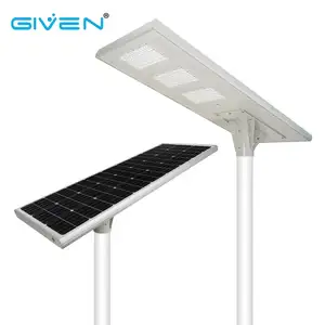 Waterproof Ip66 Lithium Battery Mppt Controller System100w All In One Solar Road Light