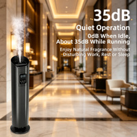 Diffuseur d'aromathérapie sans eau en métal sur pied, avec application Bluetooth et minuterie, grande capacité, pour hôtels, commerces et usage domestique