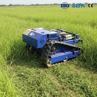 Mesin Pemotong Rumput Otomatis Bertenaga Diesel Industri 9HP untuk Halaman Perumahan di AS dengan Sensor Ultrasonik dan Frekuensi Pemotongan yang Dapat Disesuaikan