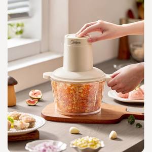 เครื่องบดเนื้อมีเดีย 1.6-2.0 ลิตร เครื่องเตรียมอาหารไฟฟ้าอัตโนมัติสำหรับใช้ในบ้านและหอพัก - Product Image 1