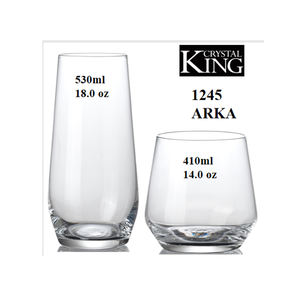 ARKA-Juego de bebidas de cristal, cóctel, té de hielo, zumo, leche, vaso de cristal de pene y Highball, 1245DOF - Product Image 4