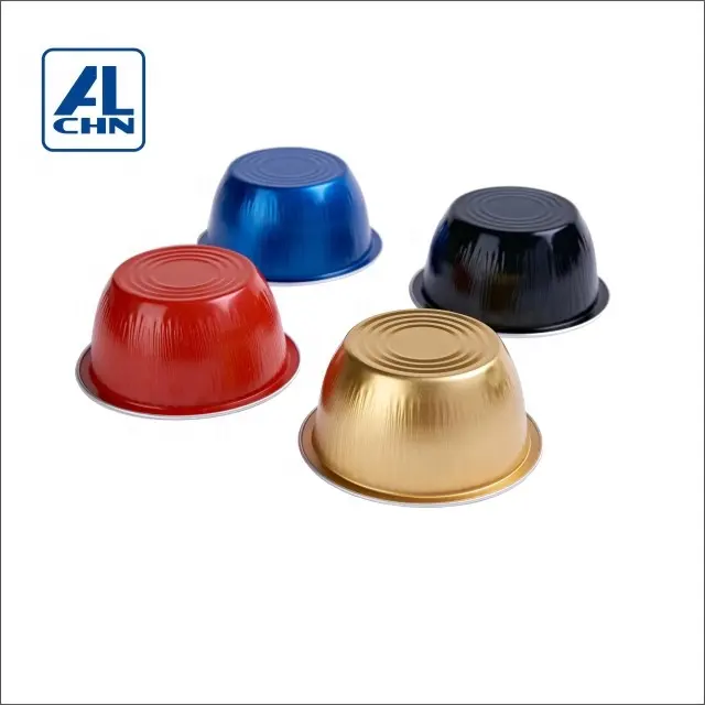 ALCHN Goldene Aluminium Folie Tassen FÜR Muffin Cupcake Backen Backen Utility Ramekin Tasse