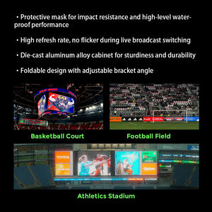 Pantalla LED a Todo Color Resistente al Agua P8 960*960MM para Estadios Deportivos al Aire Libre, Pantalla LED Perimetral para Estadios de Fútbol - Product Image 6