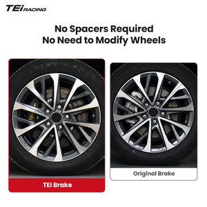 Kit d'étriers de frein TEI P40EV 4 pistons, kit de disques de frein 330x28mm, pour roues de 17/18 pouces, pour <span class=keywords><strong>MINI</strong></span> R56 <span class=keywords><strong>R50</strong></span> R52 R55 R60 F56 2004-2019 - Product Image 5