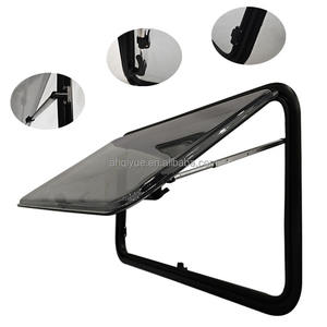 1000x800mm Precio de <span class=keywords><strong>fábrica</strong></span> Rv Autocaravana Remolque Camper Caravana Ventana Doble acristalamiento Ventana de vidrio acrílico con persiana enrollable - Product Image 2