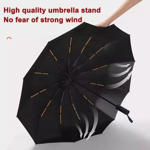 <span class=keywords><strong>Parapluie</strong></span> <span class=keywords><strong>pliant</strong></span> grand format <span class=keywords><strong>anti</strong></span>-UV, résistant aux intempéries, avec logo personnalisé, 12 baleines, coupe-<span class=keywords><strong>vent</strong></span>, automatique - Product Image 2