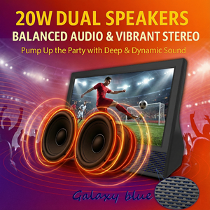 <span class=keywords><strong>TV</strong></span> Karaoke Portatile da 14 Pollici con Schermo 1366x768 e 2 Microfoni Wireless per Adulti, Casa e Esterni - Product Image 3