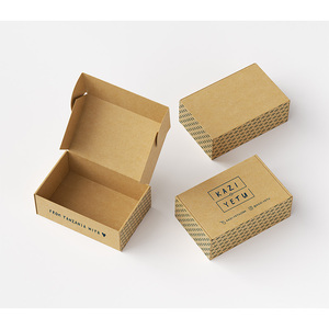 Boîtes en Carton Recyclé avec Logo Personnalisé pour E-commerce, Boîtes <span class=keywords><strong>d</strong></span>'Expédition Ondulées avec Bande <span class=keywords><strong>D</strong></span>échirable Zippée, <span class=keywords><strong>Emballage</strong></span> Colis - Product Image 5