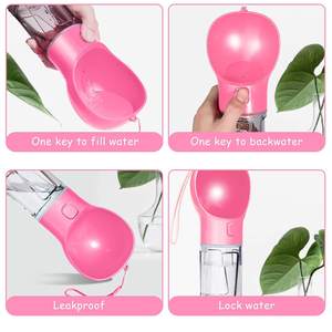 Multi-funzione Smart Pet Puzzle alimentatore portatile acqua riciclata ciotola cane e distributore di bottiglie d'acqua in plastica resistente - Product Image 3