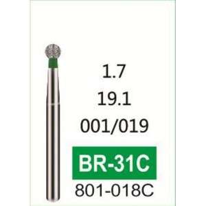 Piezas de Mano de Alta Velocidad de Acero de Tungsteno de Grado Médico con Fresas Abrasivas de Diamante de Grano Grueso y Etiqueta Verde, Taladro Dental y Accesorios - Product Image 5